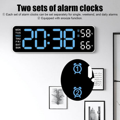 Horloge murale numérique à LED