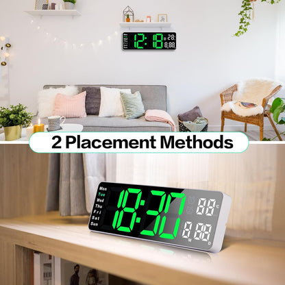 Horloge murale numérique à LED