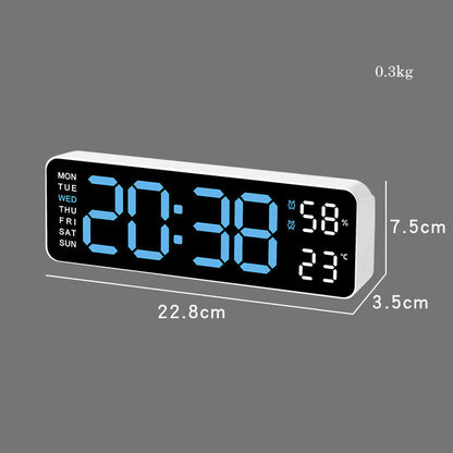 Horloge murale numérique à LED