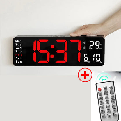 Horloge murale numérique à LED