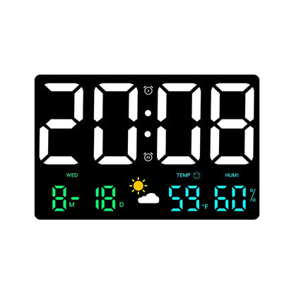 Horloge murale numérique à LED