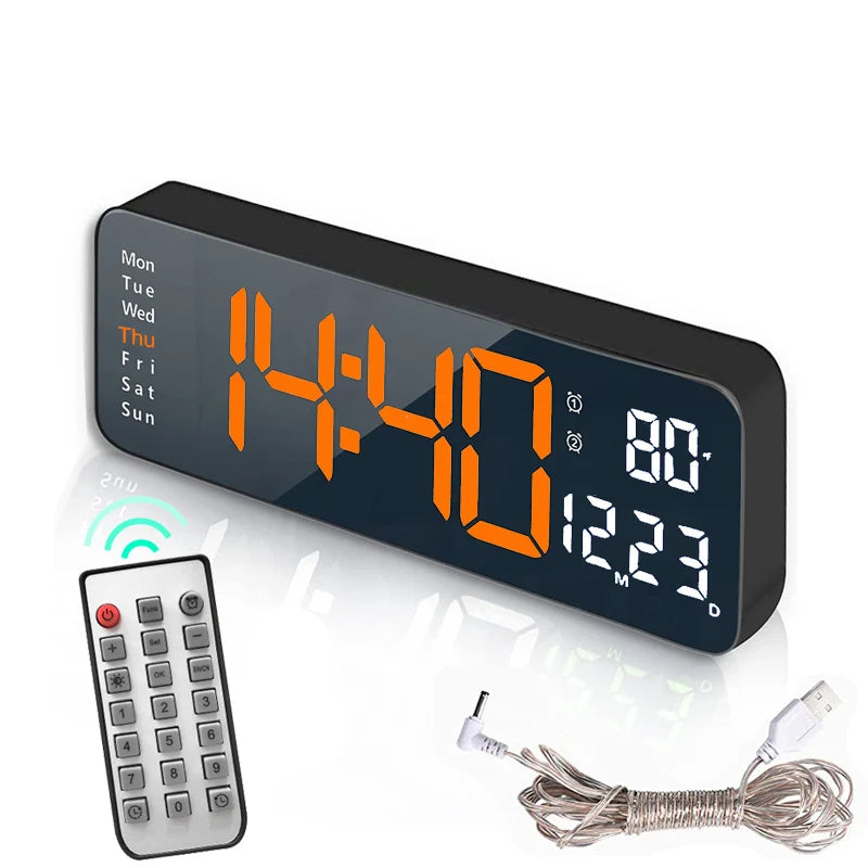 Horloge murale numérique à LED