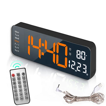 Horloge murale numérique à LED