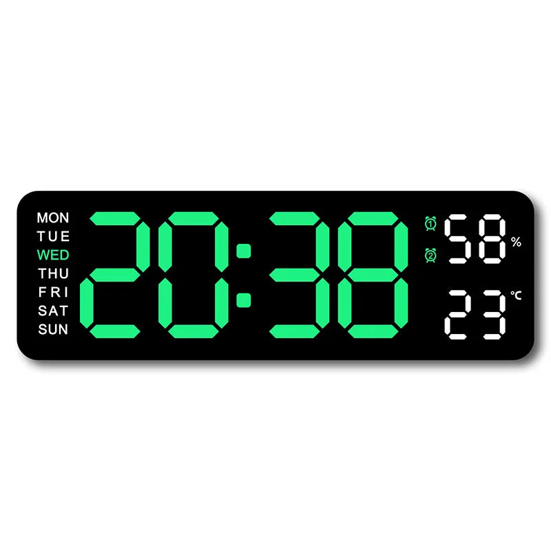 Horloge murale numérique à LED