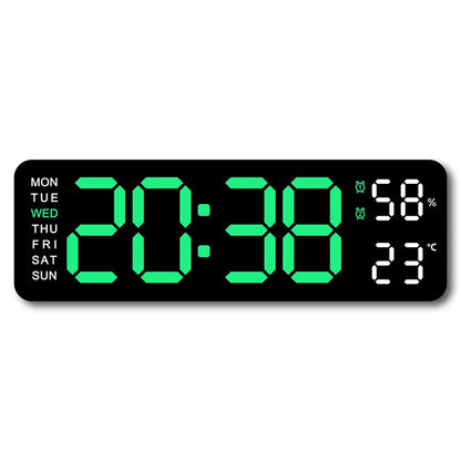 Horloge murale numérique à LED